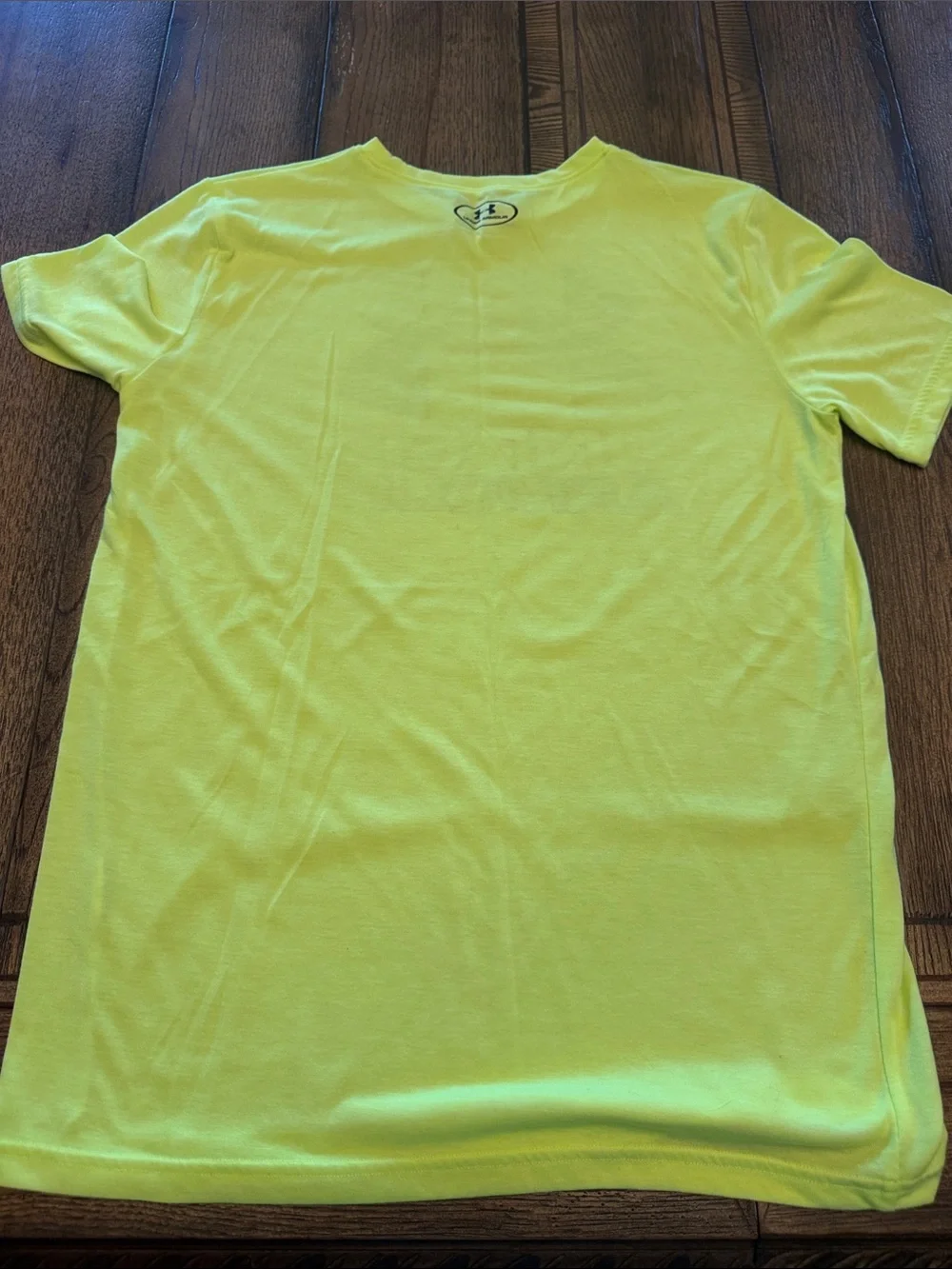 Under Armour Neon Yellow Short-Sleeve Logo Tee